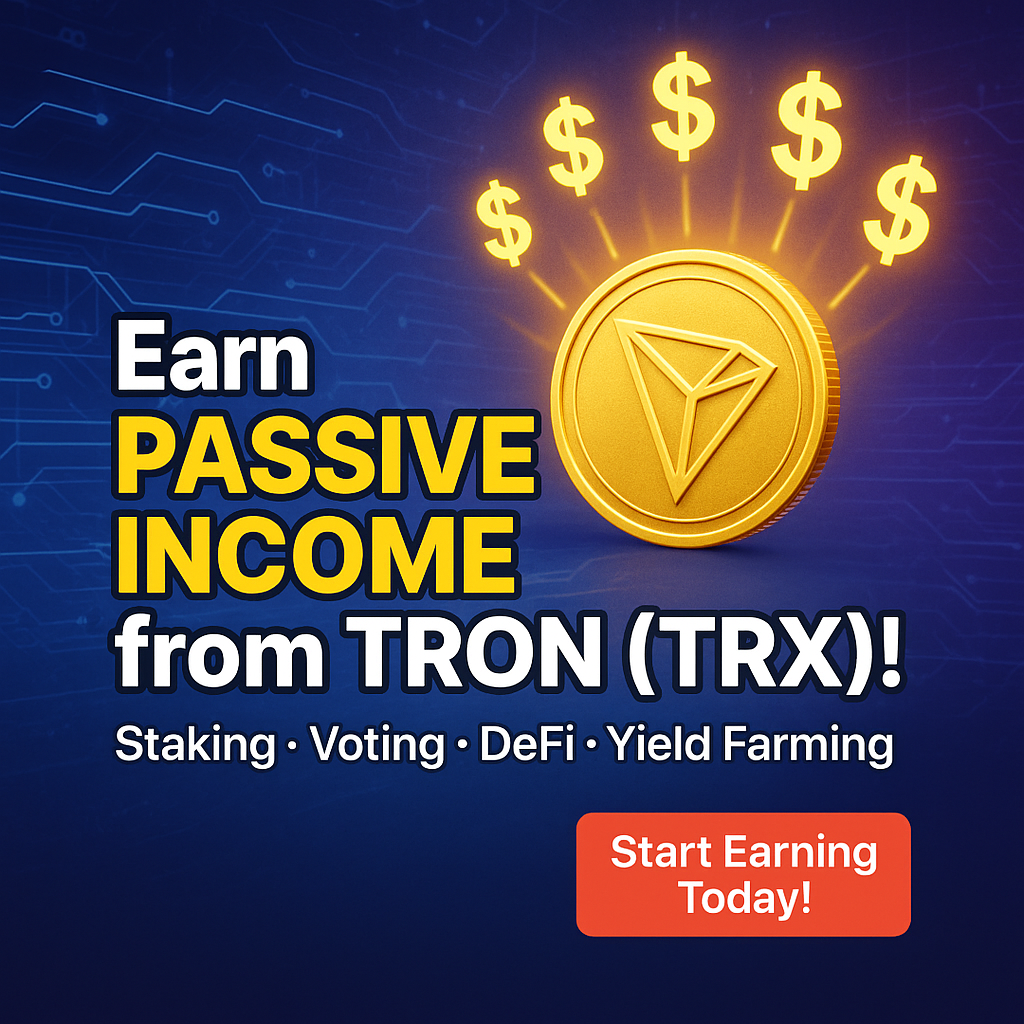 earn passive income from tron